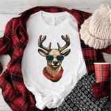 Reindeer Christmas Shirt, Peeping Reindeer Shirt, Merry Christmas Shirt