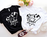 Last Trail Bride Shirt, Last Trail Tribe Shirt, Camping Bachelorette Shirt