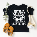 Birthday Boy Time To Level Up Shirt, Gamer Birthday Tees