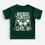 Birthday Boy Time To Level Up Shirt, Gamer Birthday Tees