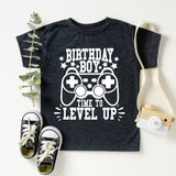 Birthday Boy Time To Level Up Shirt, Gamer Birthday Tees