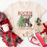 Rockin' Around The Christmas Tree Shirt, Retro Christmas Western Shirt