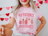 My Patients Are Little Sweethearts Shirt, Nurse Valentine's Day Tee, Mama Baby Shirt