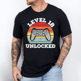 Level 18 Unlocked Shirt, Gamer 18th Birthday Shirt