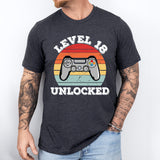 Level 18 Unlocked Shirt, Gamer 18th Birthday Shirt