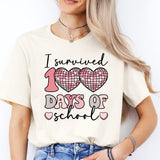 I Survived 100 Days Of School, Back To School Shirt, 100 Days Of School Shirt