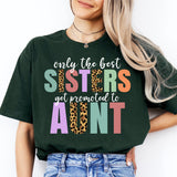 Only the Best Sisters Get Promoted to Aunt Shirt, Cool Aunt Shirt