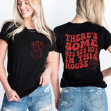 Santa There's Some Ho's In This House Tee, Christmas Santa Head Sweatshirt