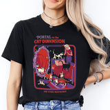 Portal To The Cat Dimension Halloween T-Shirt