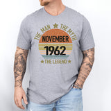 Custom The Man The Myth The Legend Shirt, 1962 Shirt