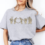 Skeleton Hands Heart Shirt, Skeleton Hand Shirt