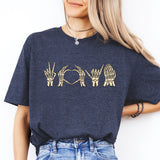 Skeleton Hands Heart Shirt, Skeleton Hand Shirt