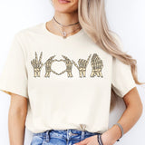 Skeleton Hands Heart Shirt, Skeleton Hand Shirt