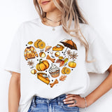 Fall Vibes Heart Autumn Sweatshirt, Thanksgiving Shirt