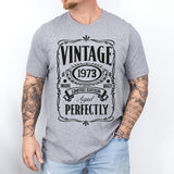 Vintage 1973 Shirt, Custom Birthday Shirt