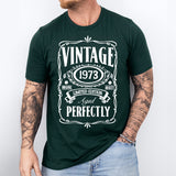 Vintage 1973 Shirt, Custom Birthday Shirt