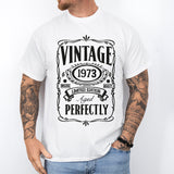 Vintage 1973 Shirt, Custom Birthday Shirt