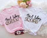 Birthday Queen T-Shirt, Birthday Squad T-Shirt