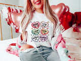 Conversation Hearts Sweatshirt, Christian Conversation Hearts Shirt, Valentine's Day Tees