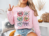 Conversation Hearts Sweatshirt, Christian Conversation Hearts Shirt, Valentine's Day Tees