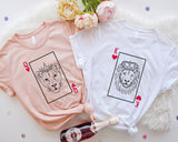 King and Queen Matching Shirts, Couples King Queen Shirts, King Queen Shirts