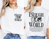You Are Enough For The World Shirt, God Shirt, Jesus Shirt, Spiritual Tee, Motivational Tee