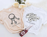 Lock and Key Couple Shirt, Couple Valentines Gift, Couple Love Shirt, Marriage T-Shirt