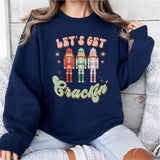 Lets Get Crackin' Shirt, Retro Christmas Shirt