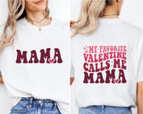 Mama Valentine's Day Shirt, Cute Valentine Sweatshirt, Womens Valentines Day Tee