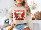 Trump is My Valentine Shirt, Trump Lover Shirt, Retro Valentine Shirt