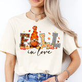 Fall In Love Shirt, Thanksgiving Gnome Shirt