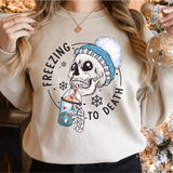 Freezing to Death Sweatshirt, Freezing Season Sweater