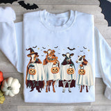 Halloween Ghost Cows T-Shirt, Spooky Season Shirt