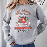 Hot Cocoa And Christmas Movies T-Shirt, Funny Christmas Shirt