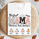 Custom Mama And Her Children Halloween Shirt, Little Ghosts T-Shirt