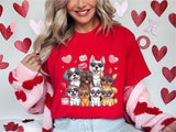 Valentines Dog Sweatshirt, Dog Owner Valentines Gift, Dog Valentines Sweater