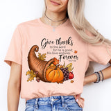 Give Thanks To The Lord Thanksgiving Shirt, Thanksgiving Day Shirt