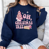 Oh Christmas Tree Sweatshirt, Christmas Cake Sweatshirt