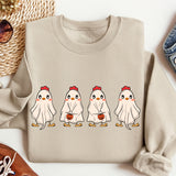 Spooky Ghost Chickens Shirt, Halloween Chickens Shirt