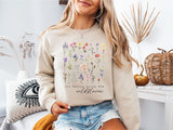 You Belong Among the Wildflowers Sweatshirt, Wildflower Hoodie, Mothers Love Shirt