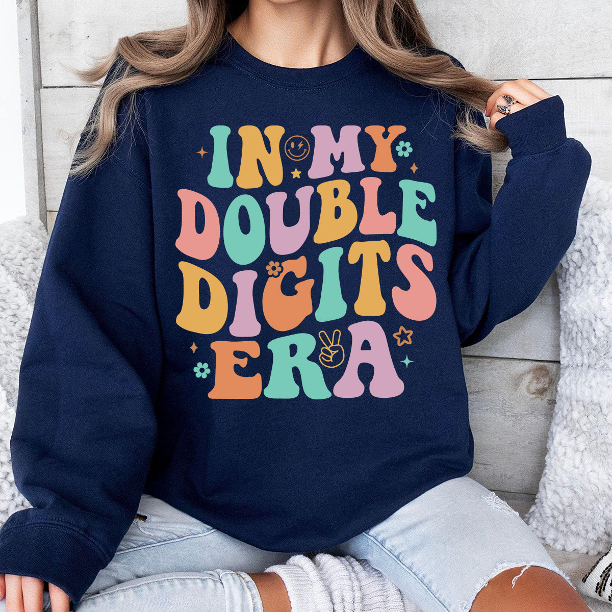 10th Birthday Shirt This Girl Is Now Double Digits Sticker