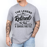 The Legend Has Officially Retired Shirt, Retirement Shirt