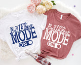 Birthday Mode On Shirt, Birthday Party Group Shirt