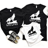 Wolf Pack Shirts, Family Wolf Pack Tees