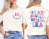 In My Double Digits Era Shirt, 10th Birthday Girl Shirt