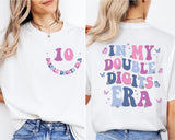 In My Double Digits Era Shirt, 10th Birthday Girl Shirt