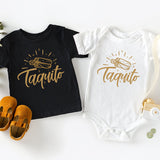 Taco Burrito Taquito, Daddy and Mommy Shirt