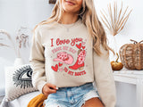 I Love You From My Hat To My Boots Shirt, Cowgirl Valentine Sweater