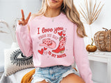 I Love You From My Hat To My Boots Shirt, Cowgirl Valentine Sweater