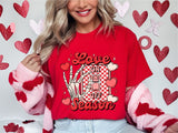 Love Season On Off Sweatshirt, Valentine's Day Sweater, Skeleton Hand Love Tee